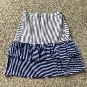 blue and white skirt. Like brand new!